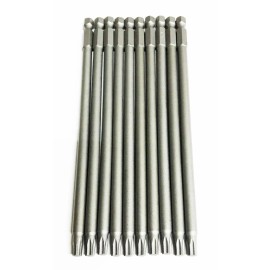 Enkay 10 ENKAY 6" TORX T25 SCREW DRIVER BITS TIP ROUND SHAFT T-25 TORQUE 3384