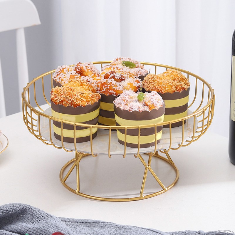 Countertop Fruit Bowl Multi Purpose Large Capacity Metal Wire Basket