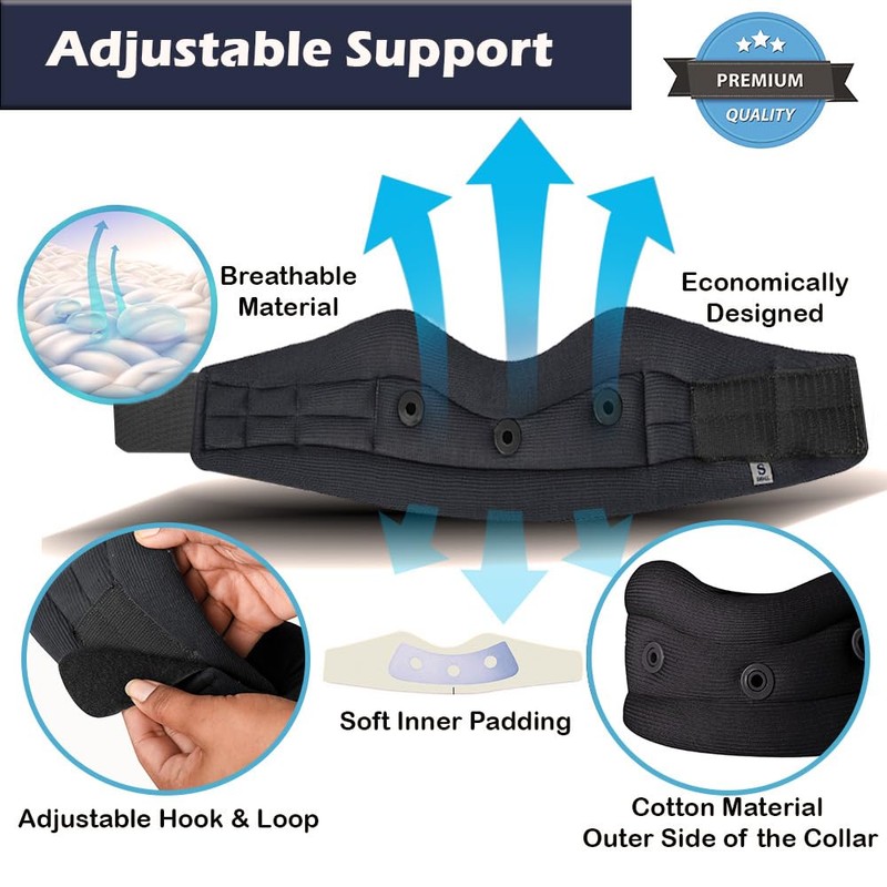 Wonder Care Soft Cervical Collar adjustable Collar Neck Support Brace