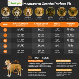 LovinPet Big Pitbull Dog PJS Wound Care/Post Surgery Dog Clothes,Anxiety Relief Onesies for Dogs,Lightweight Stretchy,Pet Pajamas for Dogs, Reflective Stripe,Fishtopia Seascape Navy Print /2XL