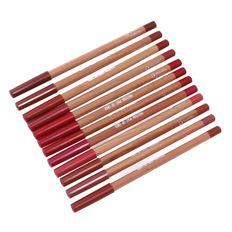 12 Colors Lip Liner Matte Lipstick Lipliner Waterproof Sweat Resistant