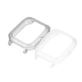 Outanaya 2pcs Watch Protective Case Compatible Slim Lightweight TPU Cover Precise Cutouts for Easy Access to Buttons and Ports