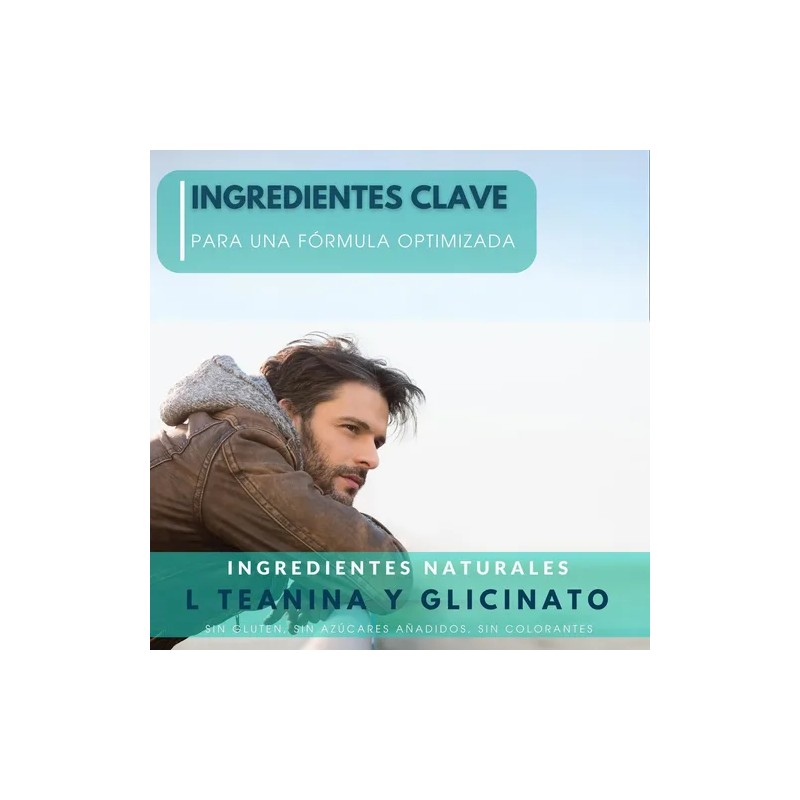 L- Teanina Y Glicinato De Magnesio 500 Mg - 100