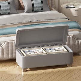 FHSQX 2 Pack Shoe Organizer for Closet,Foldable Shoe Organizer,Fits up to 24 Pairs,Storage Containers With Bottom Support for Shoes