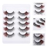 Minkissy Luxurious Fake Lashes 5 Pairs Individual Eyelash Clusters for