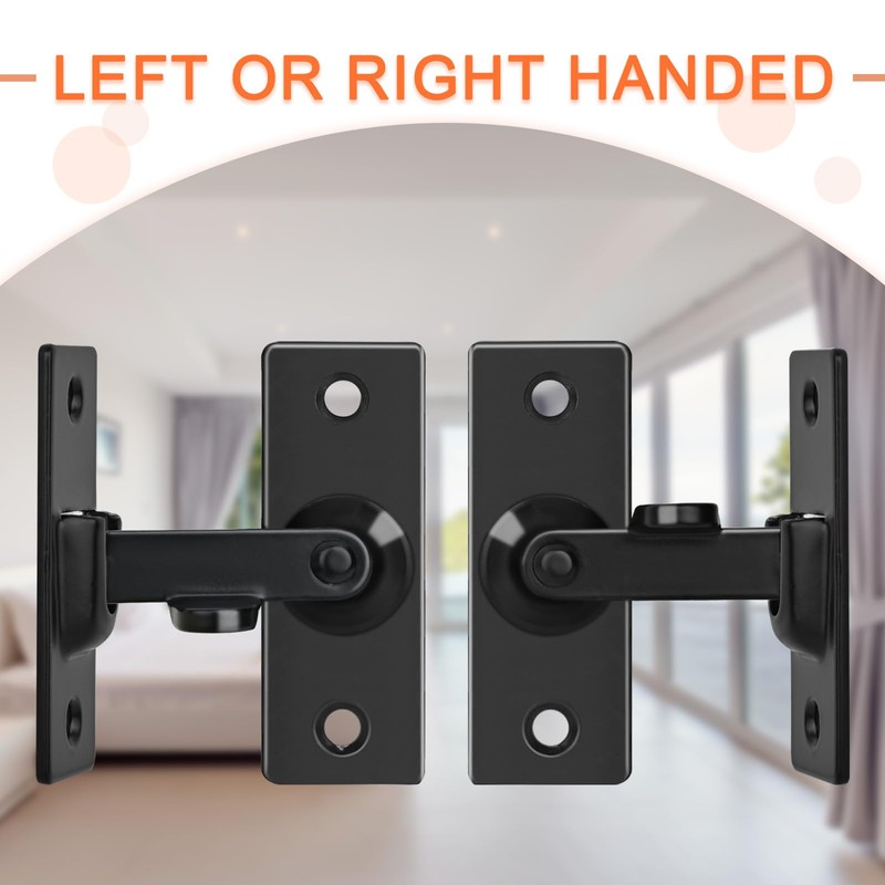 KOVOSCH 2 Pack Screen Door Latch 90 Degree, 2.36 x