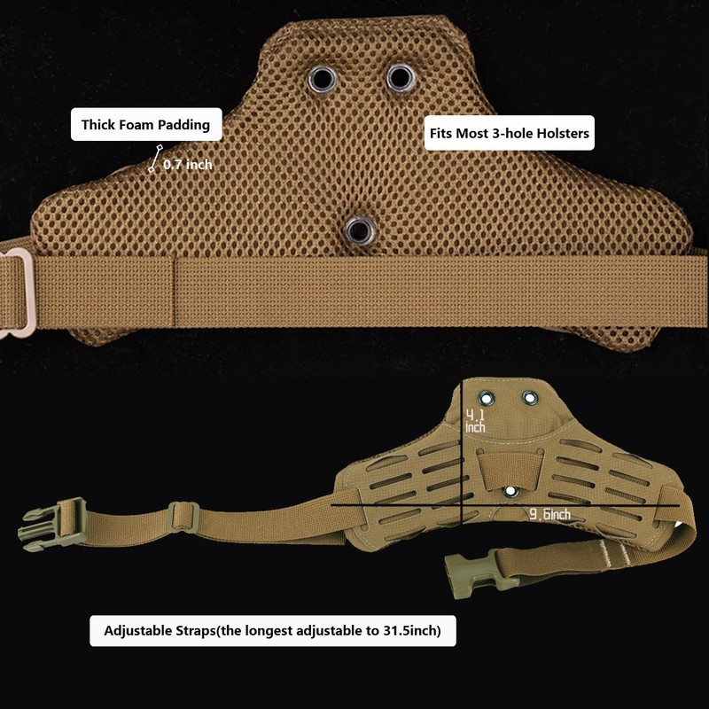 Tactical Modular Holster Adapter with QLS kit with Adjustable Drop