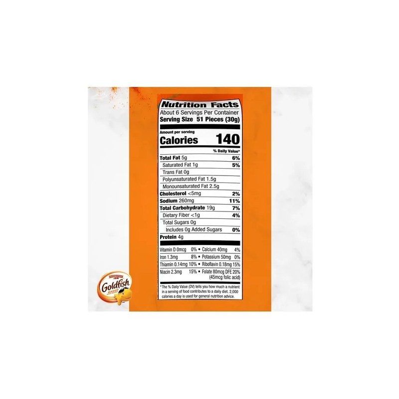 Goldfish Galletas Horneadas Xtra Cheddar 187g Pepperidge Farm