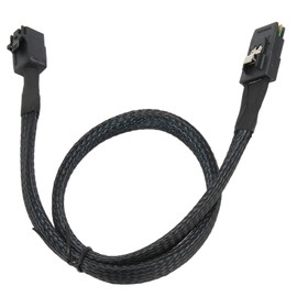 Mini SAS SFF 8643 to 8087 HD 12Gbps Transmission Speed Low Loss Flexible Internal Mini SAS Cable for Computer Server 0.5m/19.7in