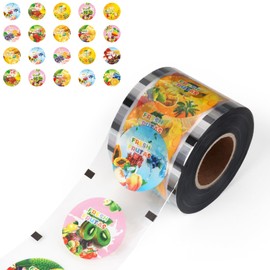 ICZW Bubble Boba Tea Sealing Film Roll Juice Cup Sealer 3000 Cups PP Plastic Cup 95 mm (3.74 inch)