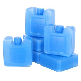 OHPHCALL 6 Pcs Reusable Ice Packs for Air Cooler, Lunch Box Cooler Bag