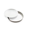 Paderno World Cuisine 4 Inch Fluted Tin Tart Mold with