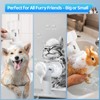 Furgo Dog Bath Brush with Automatic Shampoo & Foam Dispenser,
