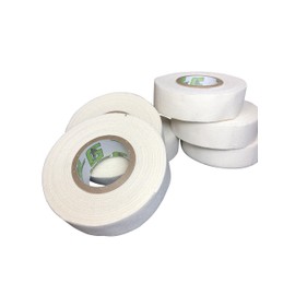 Good Gear Sports Tape Hockey Tape, 6 Rolls, 1 Inch Wide, 20 Yards Long (Cloth) (White)