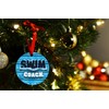 Mystic Sloth Swim Family Double Sided Ornaments (Coach)