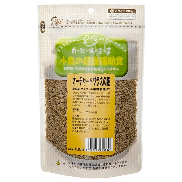 Kurose Pet Food Natural Declaration Orchard Glass Seeds 3.5 oz (100 g)