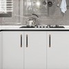 POVEFONK 10 Pack 5 inch(128mm) Black and Antique Brass Kitchen