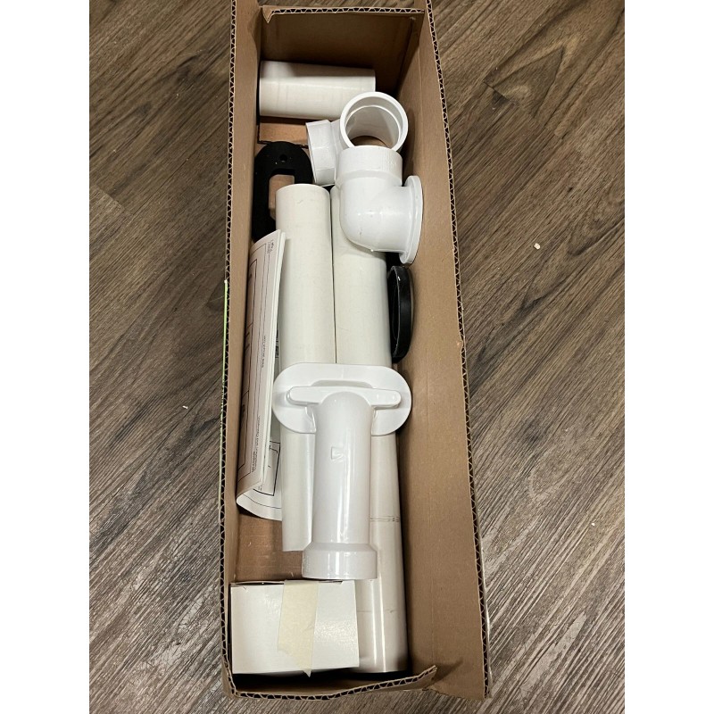 Jacuzzi MF35959 Toe Tap Drain Assembly w/ Linear White -