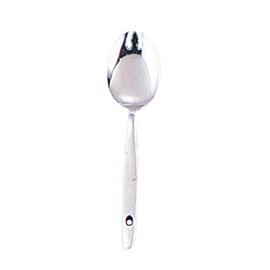 Endo Shoji 62-6724-22 18-0TKG Tip Splitting Spoon, Perforated, Small, Silver