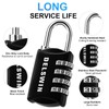DELSWIN Combination-Padlock 4-Digit-Gym-Locker-Lock - 12 PCS Resettable Combo Lock for