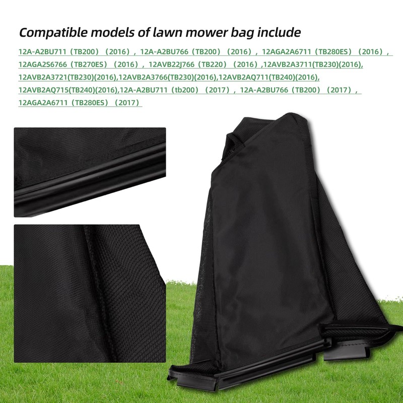 8B8B 964-04117A Lawnmower Grass Bag Replacement for Troy Bilt 21”