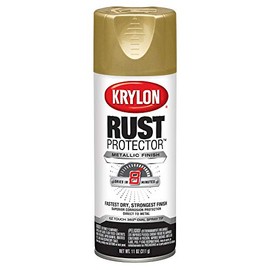 Krylon K06930000 Rust Protector Metallic Paint, Gold