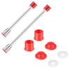 2 Pieces Airless Paint Sprayer Tip Extension Pole 2 Sizes