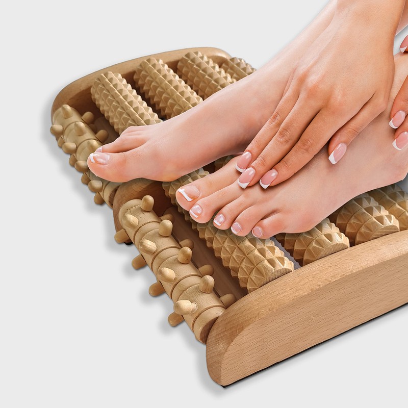 Relax Next - XXL Wooden Foot Massage Roller - Also