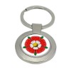 Tudor Rose Metal Key Ring
