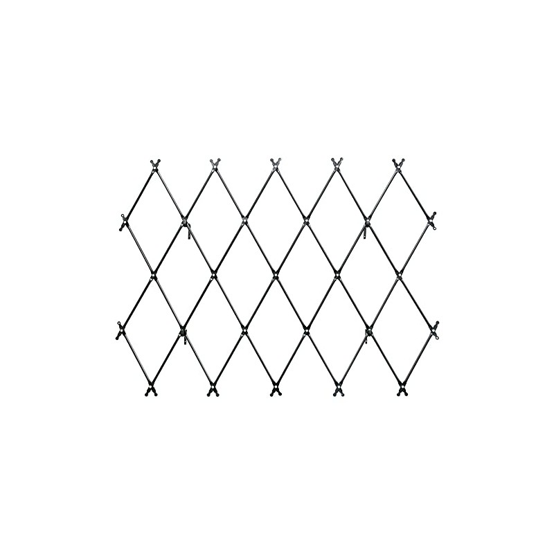 Minuteman International Wall Mounted Lattice Trellis, Graphite Powdercoat Finish