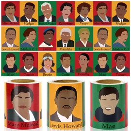 3 Rolls 100Ft African American Bulletin Board Borders Black History Month Celebration Holiday Classroom Bulletin Board Decoration for February Black Pride Party School Office Chalkboard Decor Supplies