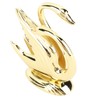Gold Napkin Holder Elegant Modern Tissue Dispenser Stand Zinc Alloy