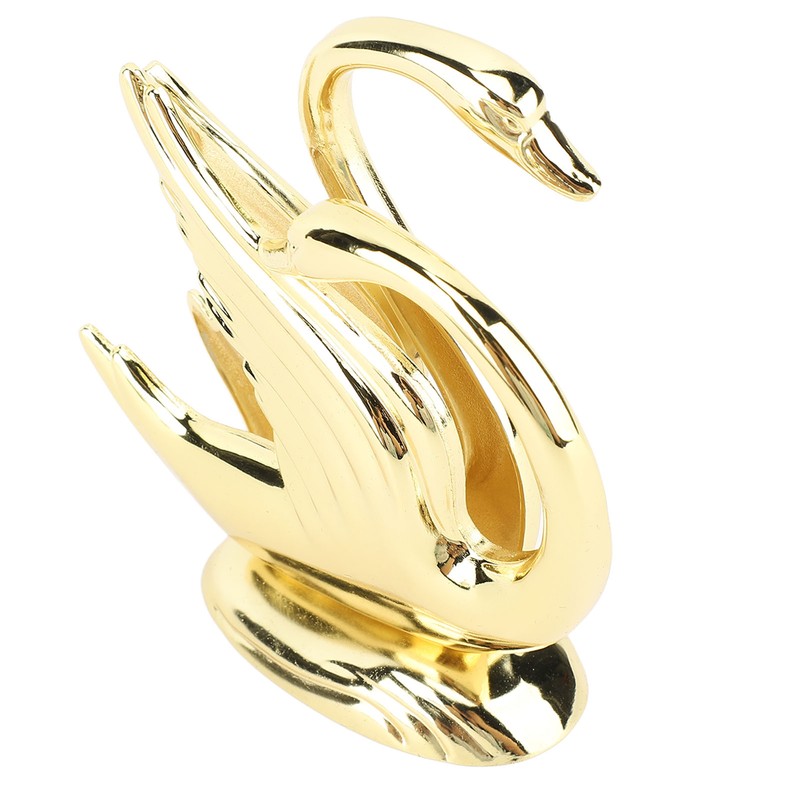 Gold Napkin Holder Elegant Modern Tissue Dispenser Stand Zinc Alloy