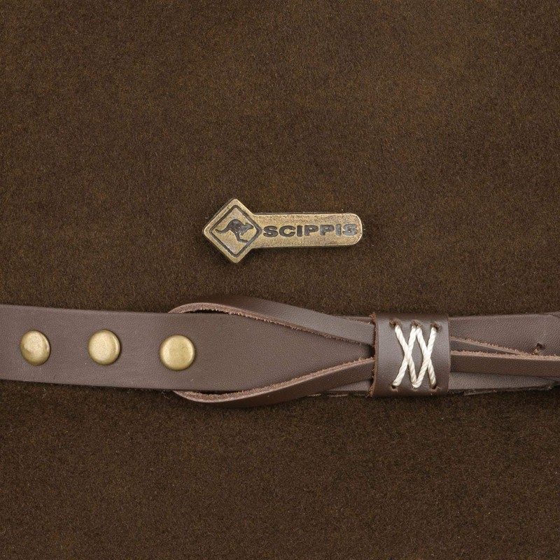 Scippis Emerald Australian Woollen Hat Brown brown Size:S