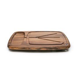 Ironwood Gourmet Kansas City Large Carving Board with Juice Channels, 22 x 15 x 2.5 inches, Acacia Wood