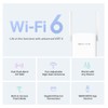 Mercusys AX1500 Wi-Fi 6 Range Extender, Dual Band, Gigabit Ethernet