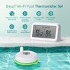 INKBIRD IBS-P02R Pool Thermometer with IBS-M2 Wi-Fi Gateway Combo, Wireless