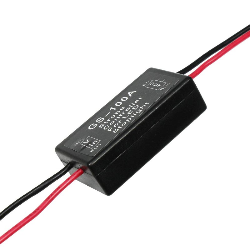 YUNPINGCAR GS-100A Brake Light Flasher Module DC 12-24V 2A 24W