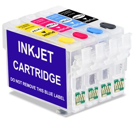 KHY 212XL with Chip Replacement Refillable Ink Cartridges Sublimation Ink Cartridge with Chips & Ink for Empty Ink Cartridges for XP-4100 XP-4105 WF-2830 WF-2850 Printer