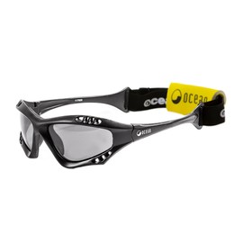 Ocean OCN-11702-0 Floating Sunglasses, ZEISS Lens Specifications, Goggle Shape, UV Protection, Recycled Material, Matte Black (Polarized Smoke Lenses)