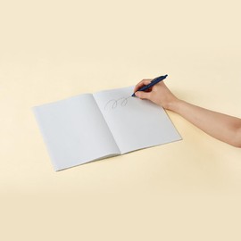 KOKUYO Me Ballpoint Pen, Black Ink 0.5mm Retractable Ball Point Writing Gel Pen, Graphite Blue, Japan Import (KME-BPEG5D102DB)