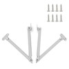 2 Pcs Steel Lid Stay Support Hinge,Steel Drop Down Hinge,Folding