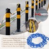 MECCANIXITY Plastic Chain 20 FT/6.1 M, Safety Chain Blue Plastic