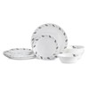 Cello Regal Collection 18 pc Dinnerware Set, Service for 6,