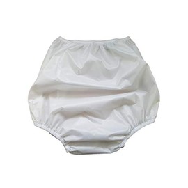 Ladies Plain White Incontinence Briefs Pants Knickers Waterproof XL