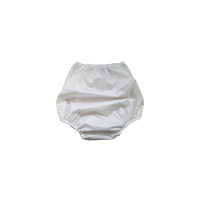 Ladies Plain White Incontinence Briefs Pants Knickers Waterproof XL