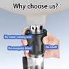 Sink Drain with Flexible Drain Hose, Odour-Proof and Leak-Proof Drain