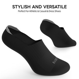 easetoe No Show Socks Womens, Premium Cotton Low Cut Non Slip Invisible Liner Socks 4/8 Pairs