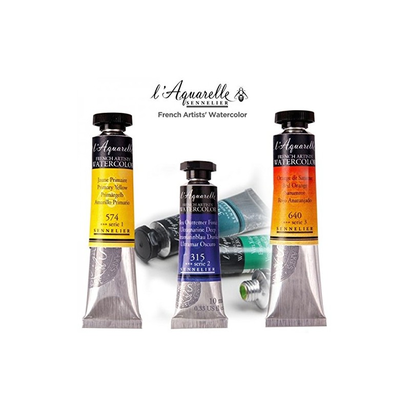 Sennelier l'Aquarelle Watercolor Tubes 10ml - Chinese White 10ml Tube