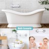 Rxsdeni Grab Bars for Bathtubs and Showers, Shower Foot Rest